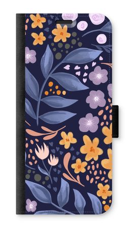 Flowers with blue leaves