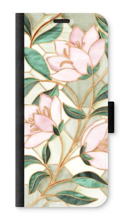 Orangefarbene Glasmalerei-Blume