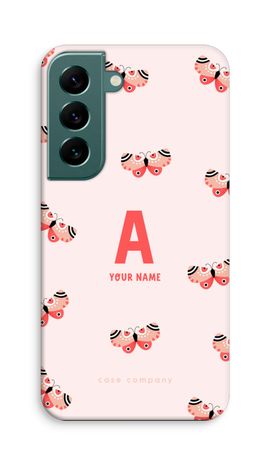 Rosy Butterflies Monogram