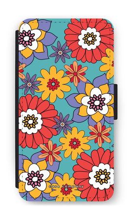 Retro Flowers - Blue