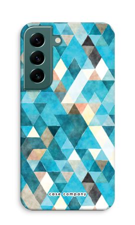 Coloured triangles blue