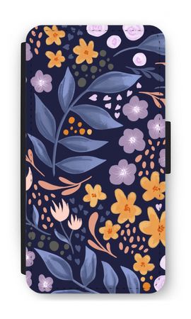 Flowers with blue leaves