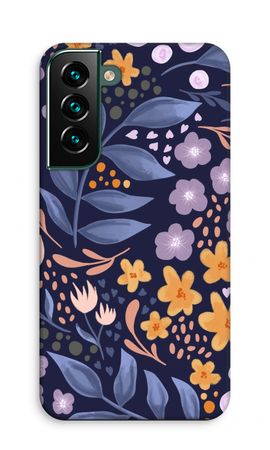 Flowers with blue leaves