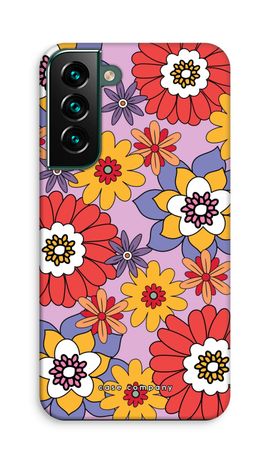 Retro Flowers - Purple