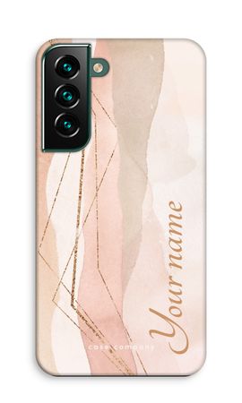 Gold Lines Namecase - Blush