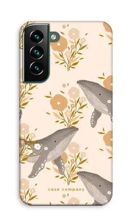 Floral Whales, Samsung Galaxy S22 Plus kestävä kotelo