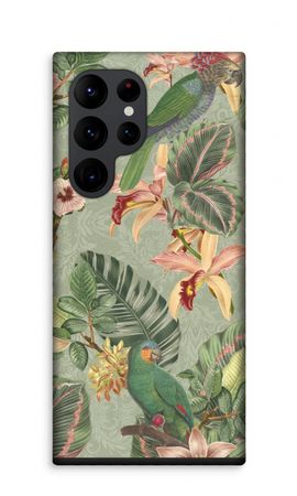 Tropical jungle parrot