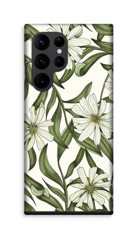 White flower pattern