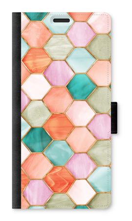 Hexagons in stained glass