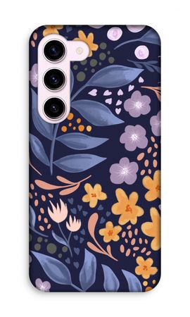 Flowers with blue leaves