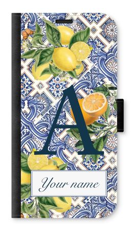 Monogram Blaue Fliesen