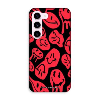 Smeltende Smiley - Rood