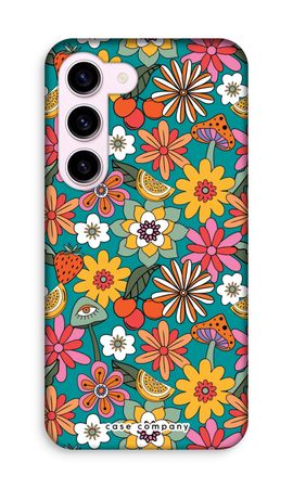 Retro Flowers N°2 - Blue