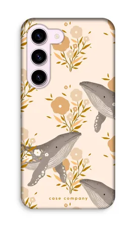 Floral Whales, Čvrsta maskica Samsung Galaxy S23