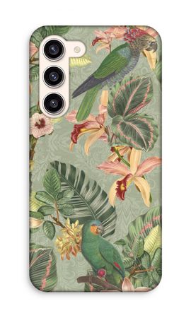 Tropical jungle parrot