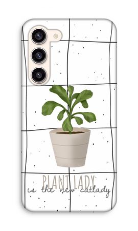 Houseplant on windowpane