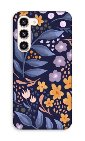 Flowers with blue leaves