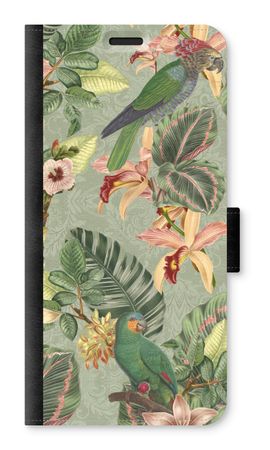 Tropical jungle parrot