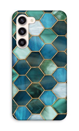 Hexagons in stained glass