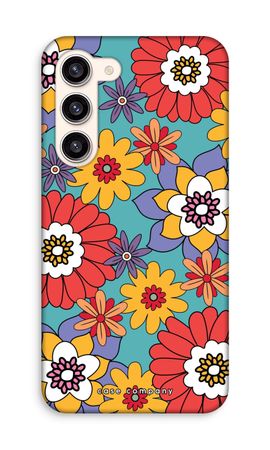 Retro Flowers - Blue