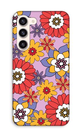Retro Flowers - Purple