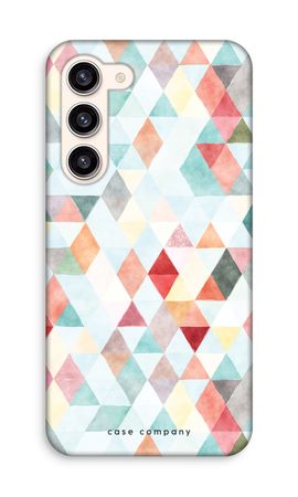 Coloured triangles pastel