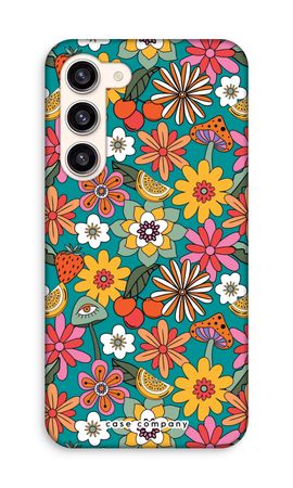 Retro Flowers N°2 - Blue