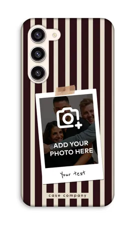Polaroid - Retro, Čvrsta maskica Samsung Galaxy S23 Plus