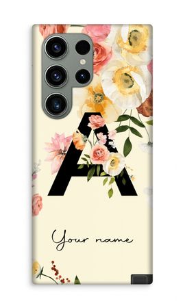 Flirty Flowers Monogram