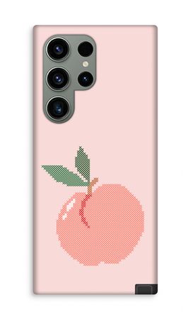 Stitched Peach