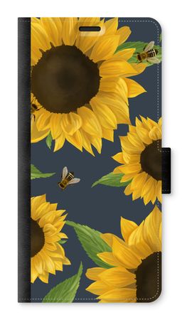 Sunflower and bees