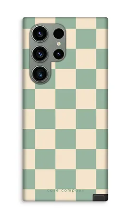 Checkered Mint, Samsung Galaxy S23 Ultra robuste Hülle