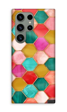 Hexagones en vitrail