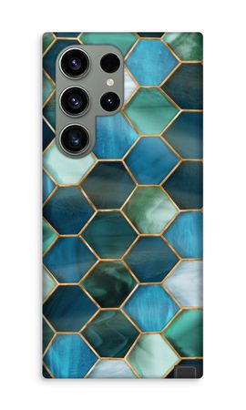 Hexagones en vitrail