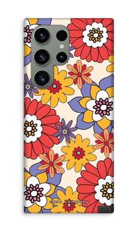 Retro Flowers - Yellow