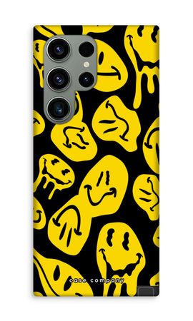 Melting smiley - Yellow