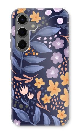 Flowers with blue leaves