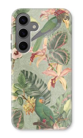 Tropical jungle parrot