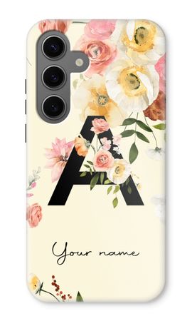 Flirty Flowers Monogram