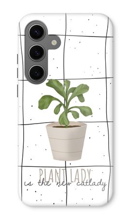 Houseplant on windowpane