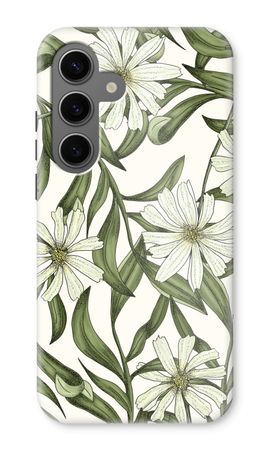 White flower pattern