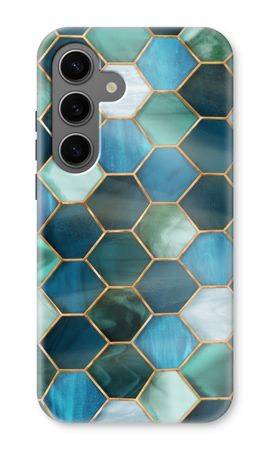 Hexagons in stained glass