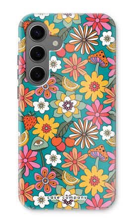 Retro Flowers N°2 - Blue