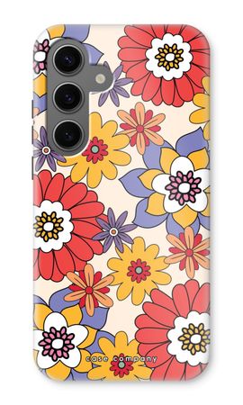 Retro Flowers - Yellow