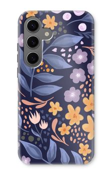 Flowers with blue leaves