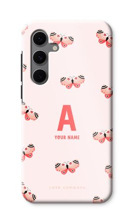 Rosy Butterflies Monogram