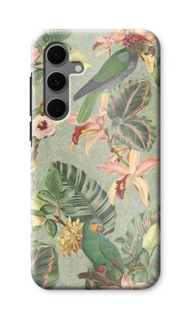 Tropical jungle parrot