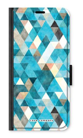 Coloured triangles blue
