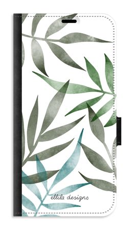 Tropical watercolor leaves