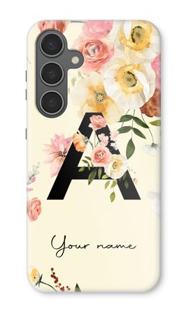Flirty Flowers Monogram